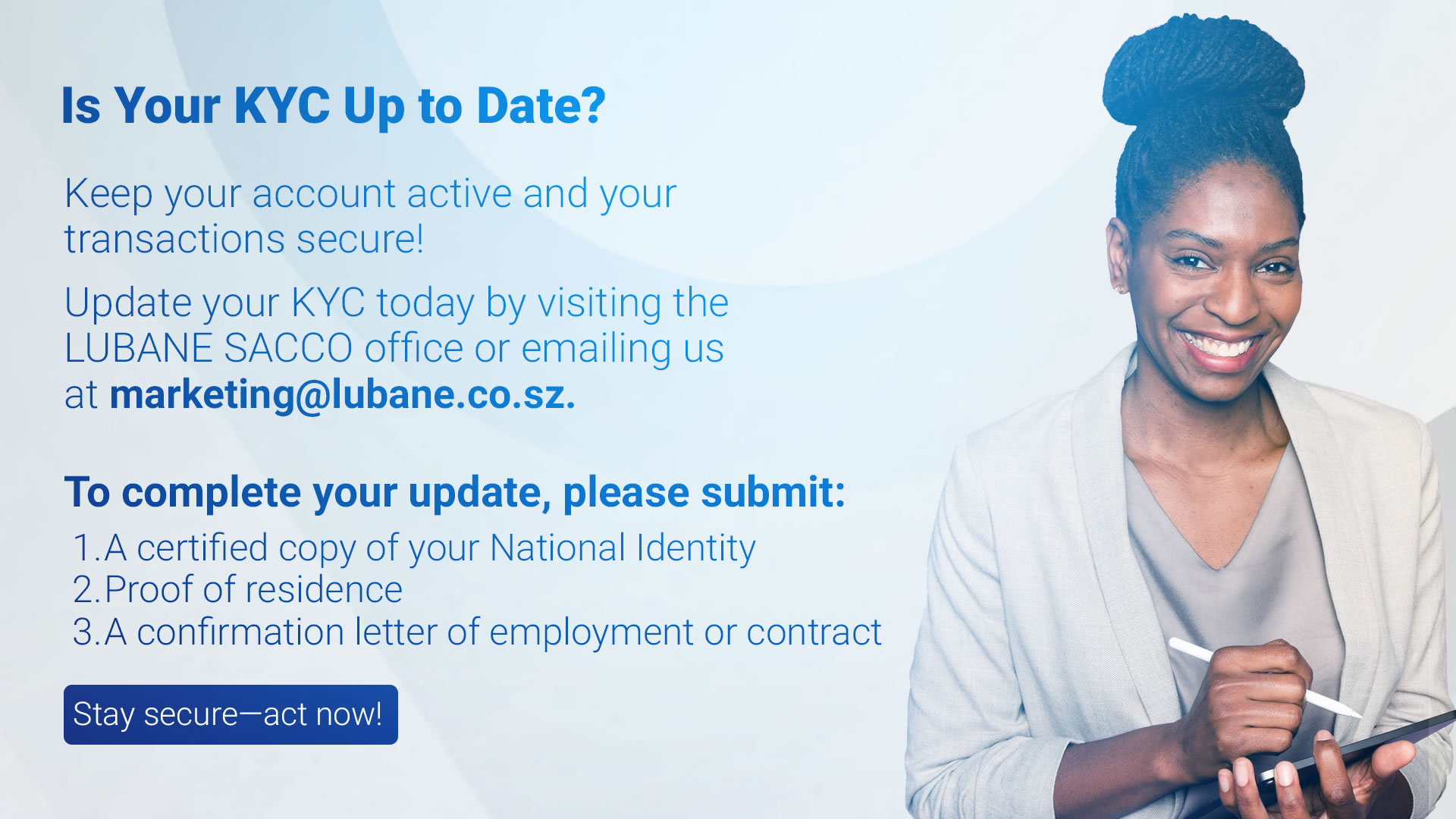 Lubane SACCO KYC